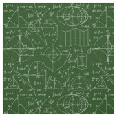 数学の演算幾何学の公式は緑 ファブリック (見本)