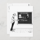 数学の漫画5850 ポストカード (正面/裏面)