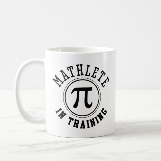 数学の猛者育成中 コーヒーマグカップ (左)