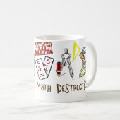 数学の破壊の武器 コーヒーマグカップ (正面右)