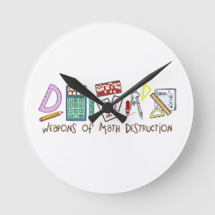 数学の破壊の武器 ラウンド壁時計