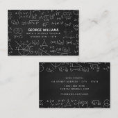 数学の科学の教師の学校の個人教師のテレホンカード 名刺 (正面/裏面)