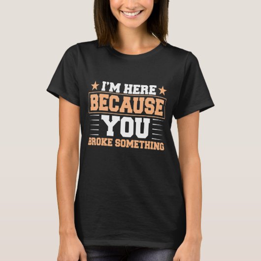 数学の科学を壊したから Tシャツ (正面)