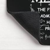 数学の第一歩は問題を認めること マウスパッド (コーナー)