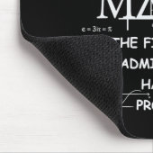 数学の第一歩は問題を認めること マウスパッド (コーナー)