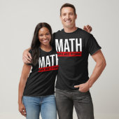 数学の精神的虐待を人間に数学の贈り物の子供たち Tシャツ (ユニセックス)