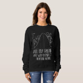 数学の統計私の友達はすべて偏差数学である スウェットシャツ (正面フル)