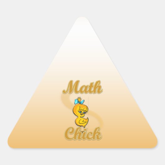 数学の聖書箱 三角形シール (正面)