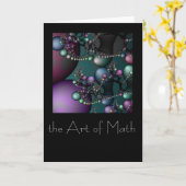 数学の芸術 カード (黄色い花)