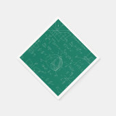 数学の落書 スタンダードカクテルナプキン (角)
