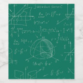 数学の落書 ワインラベル (シングルラベル)