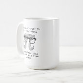 数学の複雑さをひとつずつ解き明かす コーヒーマグカップ (正面左)