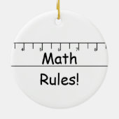 数学の規則! セラミックオーナメント (裏面)