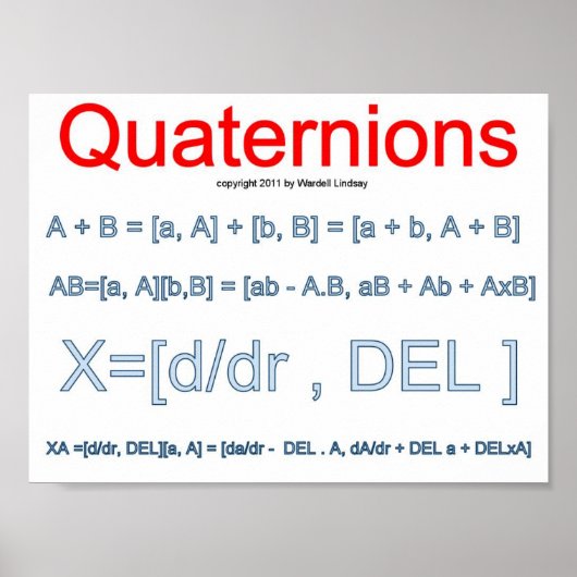 数学の規則！ ポスター (正面)