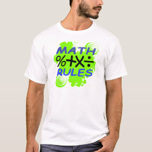 数学の規則 Tシャツ