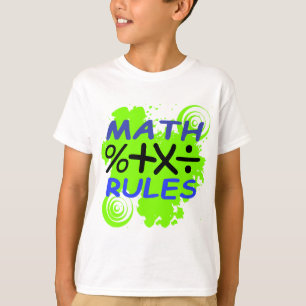数学の規則 Tシャツ