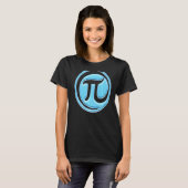 数学の記号の記号のPi日ギークおたく Tシャツ (正面フル)