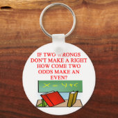 数学の謎 キーホルダー (正面)