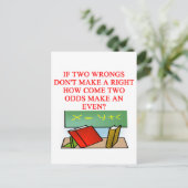 数学の謎 ポストカード (スタンド正面)