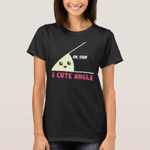 数学の鋭角Math Puns算術スタッド Tシャツ