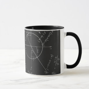 数学の黒板 マグカップ
