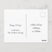 数学の3.14の数学が好きでおめでとう ポストカード (裏面)