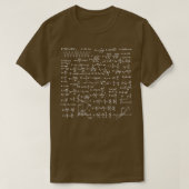 数学の Tシャツ (デザイン正面)