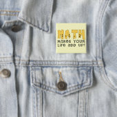 数学のTシャツおよびギフト 缶バッジ (インサイチュ)