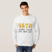 数学のTシャツおよびギフト Tシャツ (正面フル)
