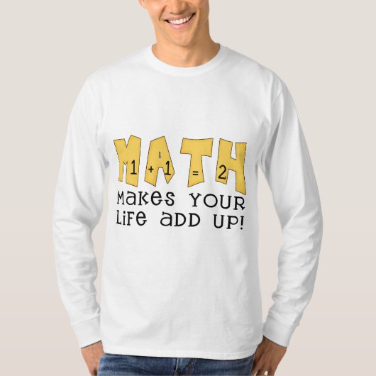 数学のTシャツおよびギフト Tシャツ (正面)