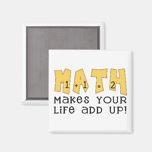数学のTシャツとギフト マグネット (正面/裏面)