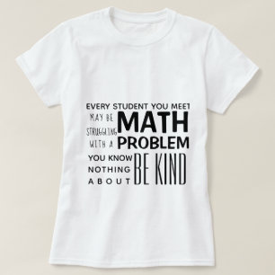 数学のTシャツをやさしい Tシャツ