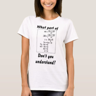 数学のTシャツ Tシャツ