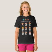 数学はあなたをバランスよく保ちます Tシャツ (正面フル)