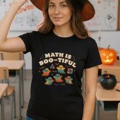 数学はおばけのように美しい先生ハロウィン スプーキー 数学 Tシャツ