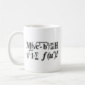 数学はおもしろいです! コーヒーマグカップ (左)