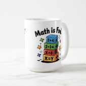 数学はおもしろい コーヒーマグカップ (正面右)