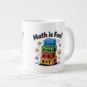 数学はおもしろい ジャンボコーヒーマグカップ (正面右)