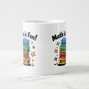 数学はおもしろい ジャンボコーヒーマグカップ