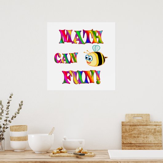 数学はおもしろい ポスター (キッチン)