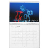 数学はクールです! カレンダー (2月 2027)