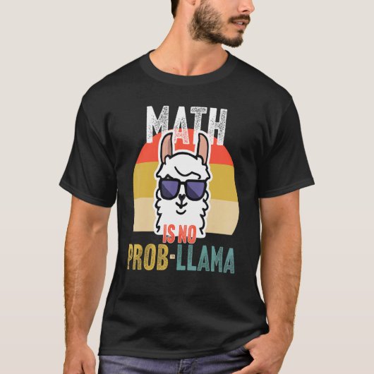 数学はノプロブラマ数学先生 Tシャツ (正面)