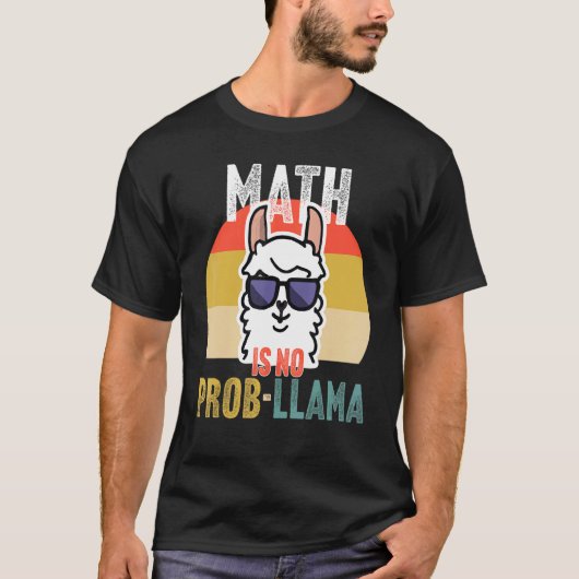 数学はノプロブラマ数学先生 Tシャツ (正面)