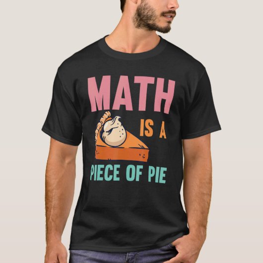 数学はパイの一部である数学パイ日の子供の学生 Tシャツ (正面)