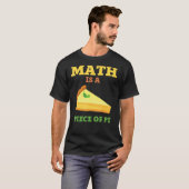 数学はパイの日と数学 Tシャツ (正面フル)