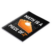 数学はパイの日のパイ数学の一部である ノートブック (左側)