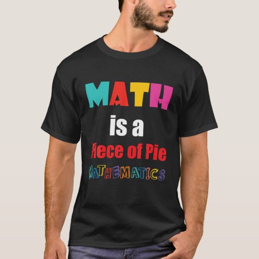 数学はパイ数学の一部Happy Pi日3. Tシャツ (正面)