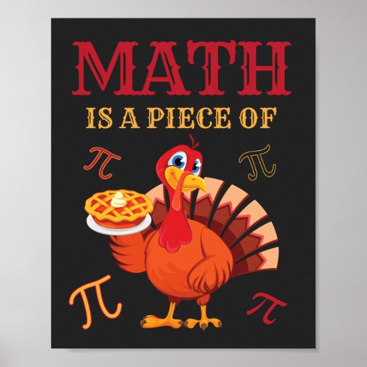 数学はパイPiの日を保持しているPiトルコの一部である ポスター (正面)