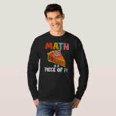 数学はピースPi日Pi日3 14 3月14日Vint Tシャツ (正面フル)