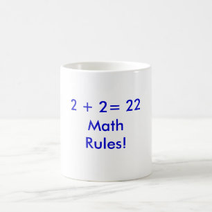 数学はマグを支配します コーヒーマグカップ